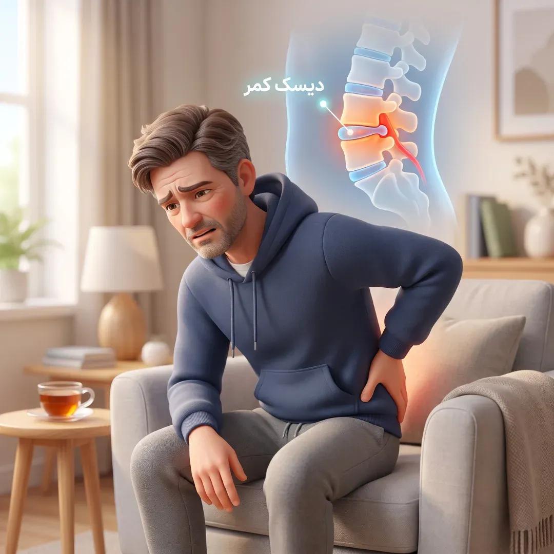 علائم دیسک کمر