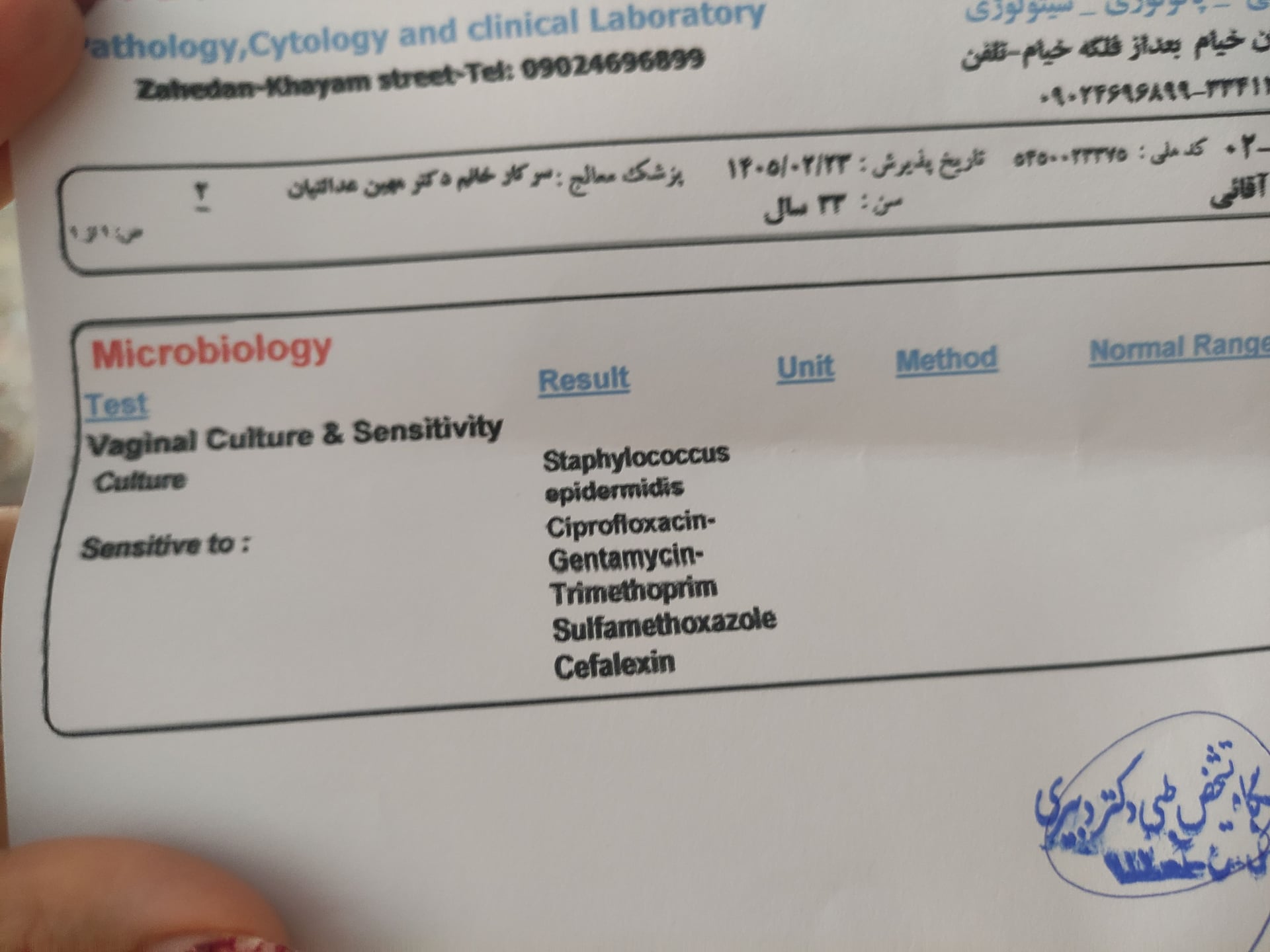 تصویر تفسیر آزمایش